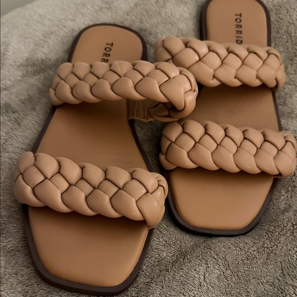 Torrid Women's Tan Braided Sandals - Picture 2 of 5